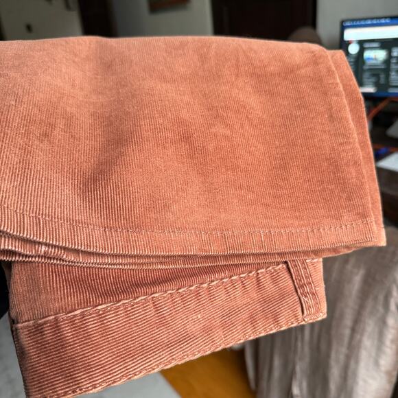 TALBOTS | Brown Corduroy Mid Rise Flare Boot Cut Pants | Size 12 Tall - Picture 3 of 4